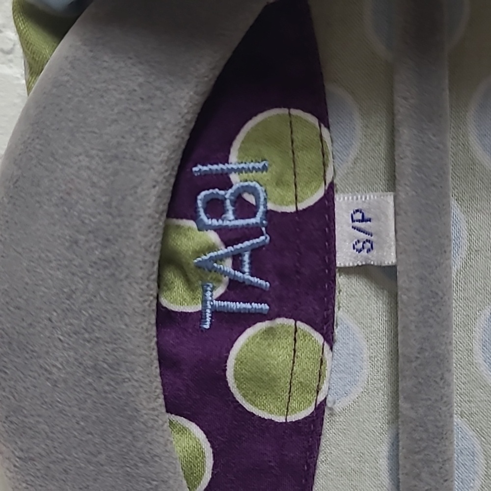 Tabi Green Polka Dot Button-Up Shirt Small Petir - Picture 2 of 7